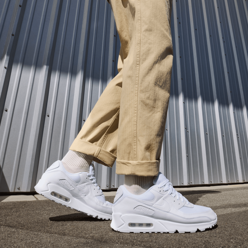 Nike air max 90 all white online