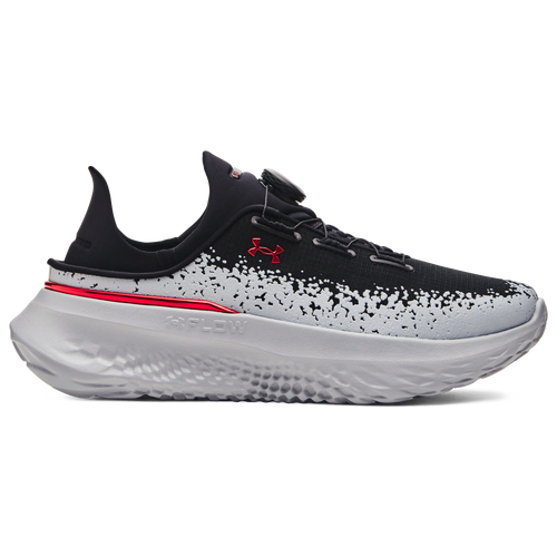 

Under Armour Mens Under Armour SlipSpeed Mega Ripstop - Mens Basketball Shoes Mod Grey/Black/Red Size 11.0