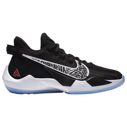 Boys' Grade School - Nike Freak 2 - Black/Off Noir White/Orange