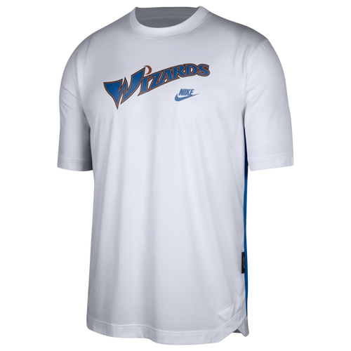 

Nike Mens Nike NBA Pregame T-Shirt - Mens White/Black Size XL