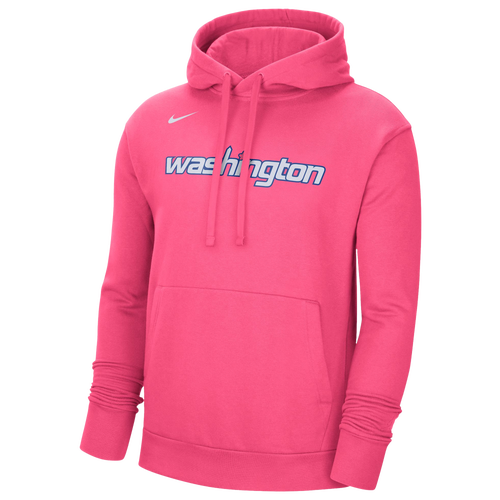 Nike Washington Wizards City Edition Men s Nba Fleece Pullover Hoodie In Pink ModeSens