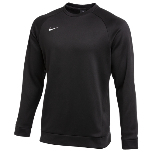 

Nike Mens Nike Team Therma Crew - Mens Black/White Size M