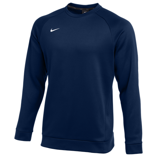 

Nike Mens Nike Team Therma Crew - Mens Navy/White Size S