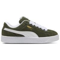 Puma Suede XL Sneakers Dark Olive White 10.5