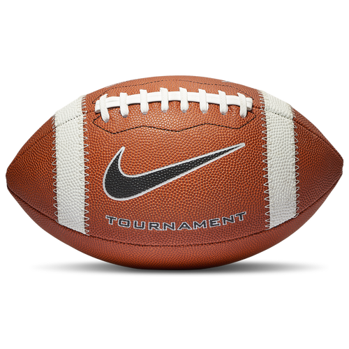 

Nike Kids Nike Tournament Youth Football - Youth Brown/White/Metallic Silver