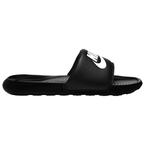 

Nike Mens Nike Victori One Slides - Mens Shoes Black/White/Black Size 13.0