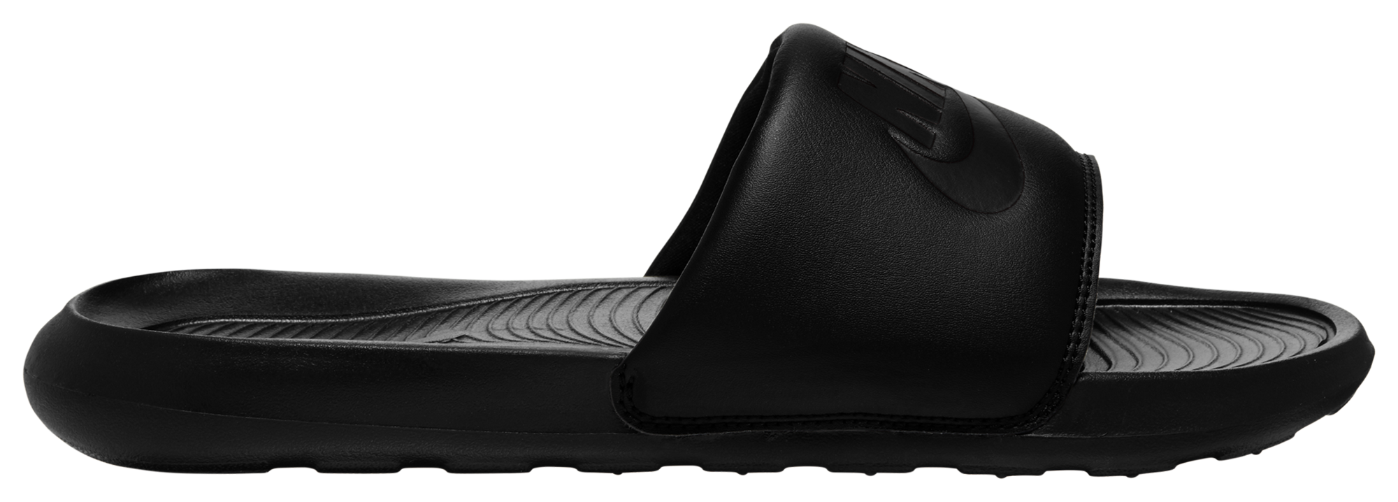 mens black nike slides