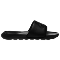 Nike slides hot sale black gold