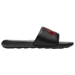 Men's - Nike Victori One Slide - Black/University Red/Black