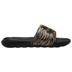 Women's - Nike Victori One Slide - Black/Black