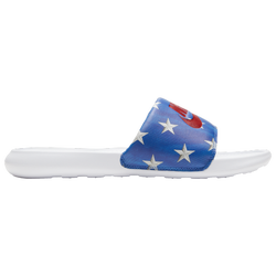 Men's - Nike Victori One Slides - Royal Blue/Univ Red/Summit White