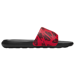 Men's - Nike Victori Print Slides - Red/Black
