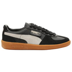 Boys' Grade School - PUMA Palermo - Black/Feather Gray/Gum