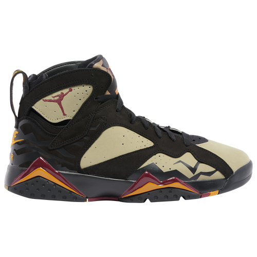 

Jordan Mens Jordan Retro 7 - Mens Basketball Shoes Black/Red/Green Size 9.0