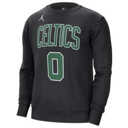 Men's - Nike Celtics Statement Name & Number Fleece Crew - Black/Green