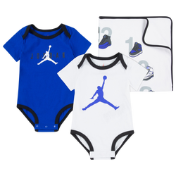 Boys' Infant - Jordan Milestone Blanket Box Set - Blue/Black