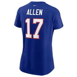 Women's - Nike Bills Player Name & Number T-Shirt - Royal