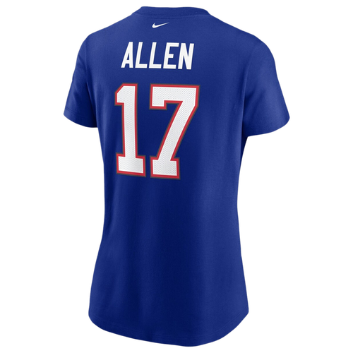 

Nike Womens Josh Allen Nike Bills Player Name & Number T-Shirt - Womens Royal Size L