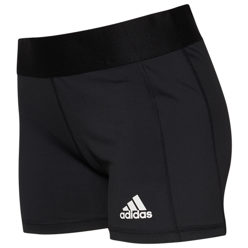 

adidas Womens adidas Team Alphaskin 4" Shorts - Womens Black/White Size XS