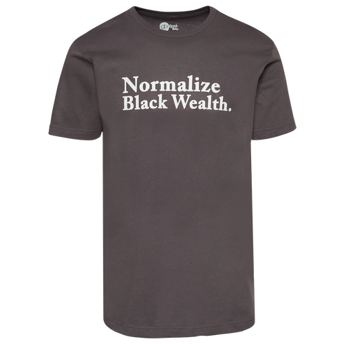 

Grady Baby Co Mens Grady Baby Co Normalize Black Wealth T-Shirt - Mens Gray/White Size XL