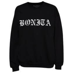 Women's - Viva La Bonita Crew Sweatshirt - Black/Black