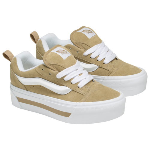 Vans beige cheap platform