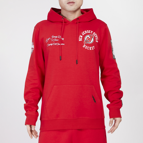 

Pro Standard Mens Pro Standard Devil Hybrid Pullover Hoodie - Mens Red Size XL