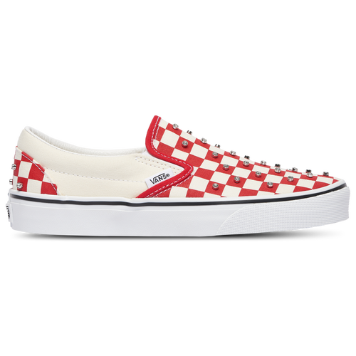 WOMENS - Vans Classic Slip-On - White/Red