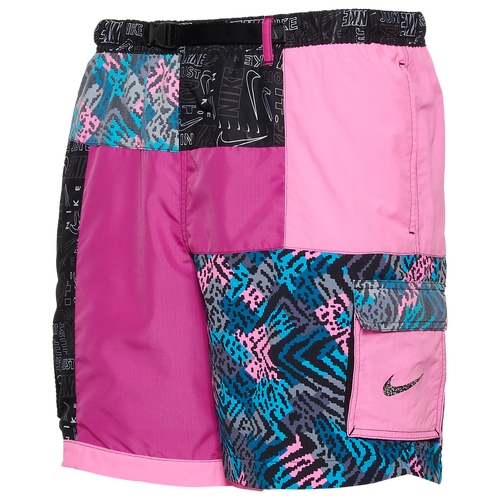 

Nike Mens Nike What The 7" Volley Shorts - Mens Pink/Multi Size L