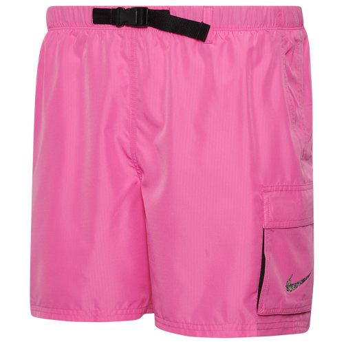 

Nike Mens Nike Cargo 5" Volley Shorts - Mens Playful Pink/Black Size L