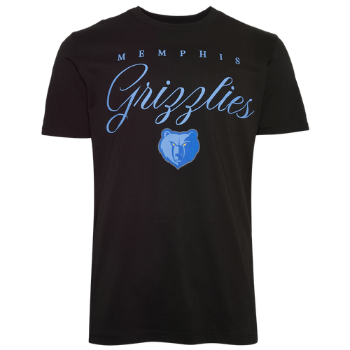 New Era Mens Grizzles Script Logo T-Shirt - - Black