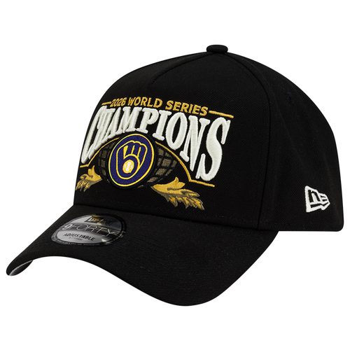 New Era Womens Brewers 9Forty WS Champ 26 AF Cap - Adult - Black