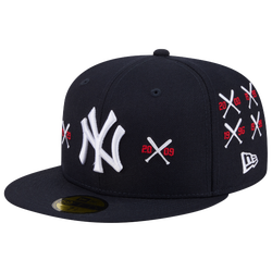 Men's - New Era Yankees 59Fifty Spike Lee Caps - Navy/White