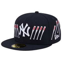Men's - New Era Yankees 59Fifty Spike Lee Caps - White/Navy