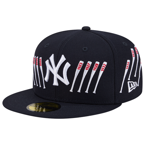 MENS - New Era Yankees 59Fifty Spike Lee Caps - White/Navy