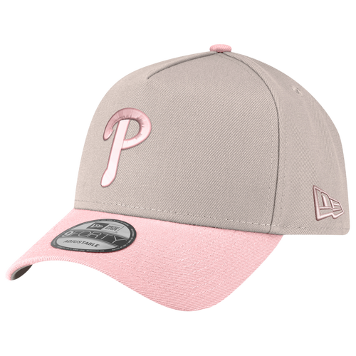 New Era Womens Phillies 940AF Cap - Adult - Silver / Pink