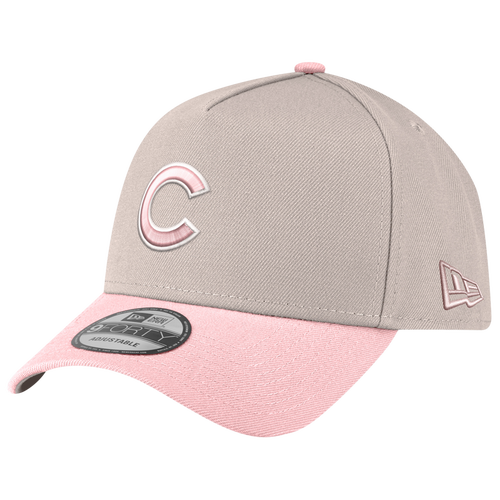 New Era Womens Chicago Cubs Cubs 940AF Cap - Adult - Silver / Pink