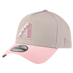 Men's - New Era Diamondbacks 940 A Frame Cap - Silver/Pink