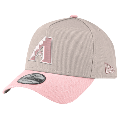 New Era Mens Arizona Diamondbacks Diamondbacks 940 A Frame Cap - - Silver / Pink