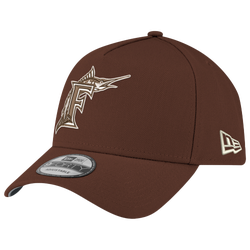 Adult - New Era Marlins 940 A-Frame - Brown