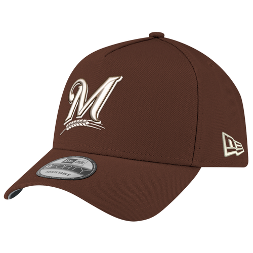 New Era Milwaukee Brewers Brewers 940AF Cap - Adult - Brown