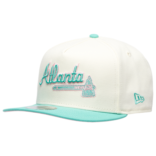 MENS - New Era Braves 950AF Curve 30th Anniversary Cap - Chrome/Clear Mint