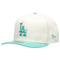 New Era Dodgers 950AF Curve 50th Anniversary Cap - New Era Clear Mint/Chrome