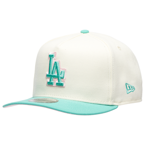  - New Era Dodgers 950AF Curve 50th Anniversary Cap - Clear Mint/Chrome