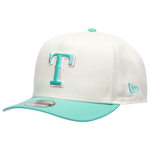  - New Era Rangers 950AF Curve 40th Anniversary Cap - Chrome/Clear Mint