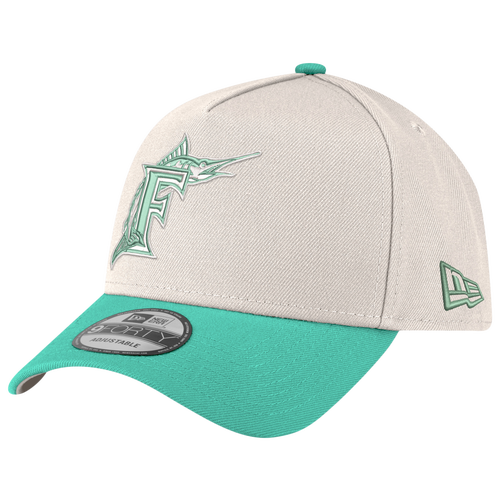 New Era Womens Miami Marlins Marlins 940 A-Frame - Adult - Blue / White