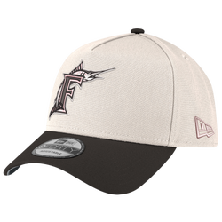 Adult - New Era Marlins 940 A-Frame - White/Black