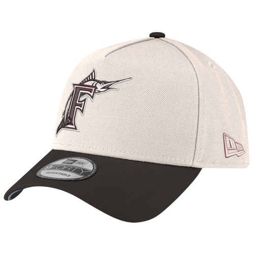 New Era Womens Miami Marlins Marlins 940 A-Frame - Adult - White / Black