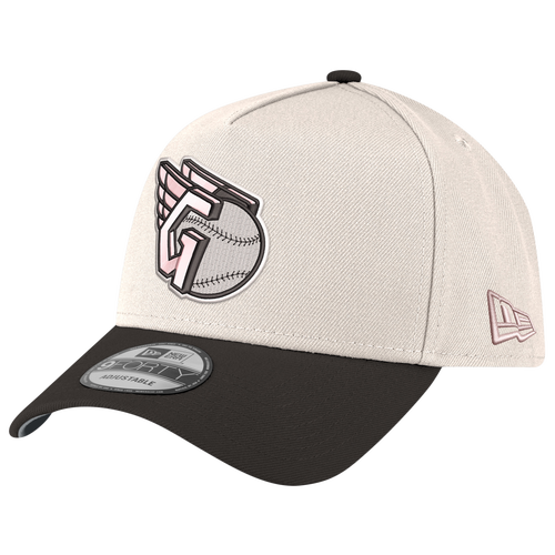 New Era Mens Cleveland Guardians Guardians 940 A Frame Cap - - White / Black