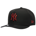 New Era Giants 25th 9FIFTY AF Curve Cap -  Black/Red